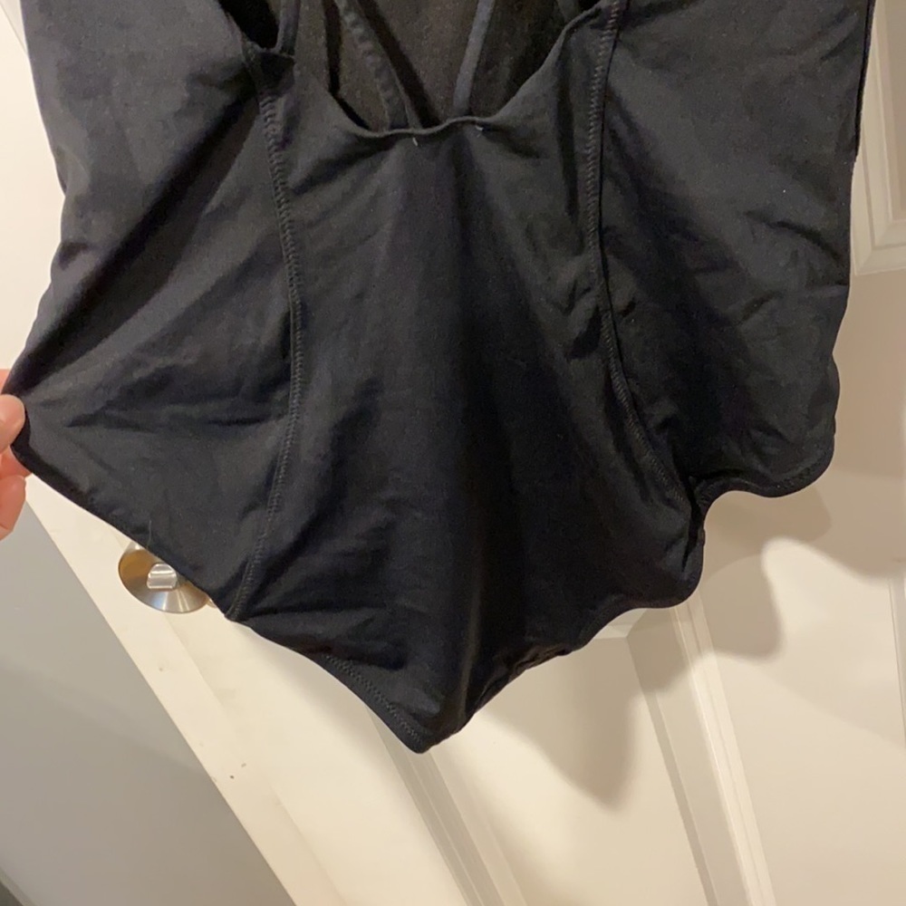 Althleta Black Strappy Back One Piece EUC - Picture 8 of 12